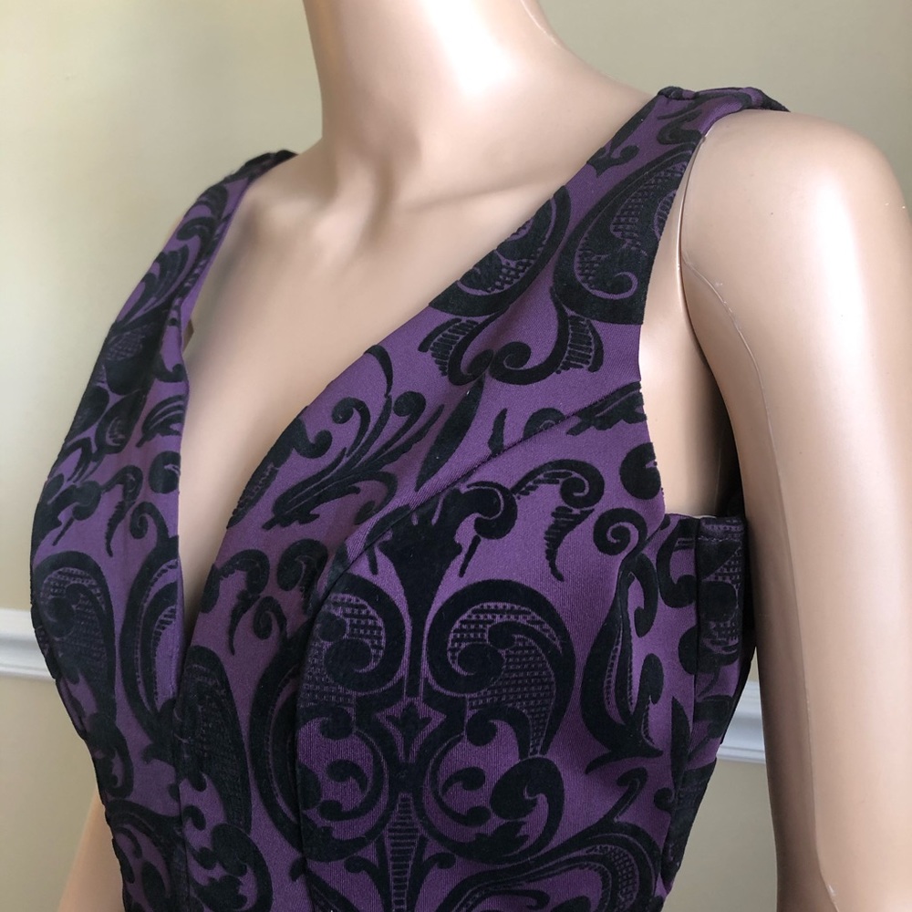 New! Maurices High-Low Velvet evening dress